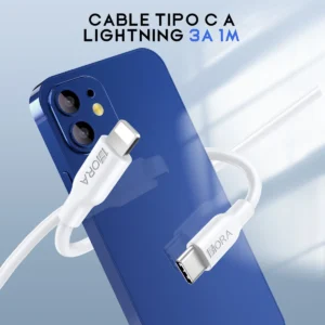 Cable Tipo C Iphone Lightning 3A 1M 1HORA CAB258