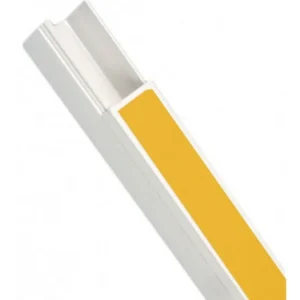 Varilla Cable Canal 20x10mm Con Adhesivo 2 Metros