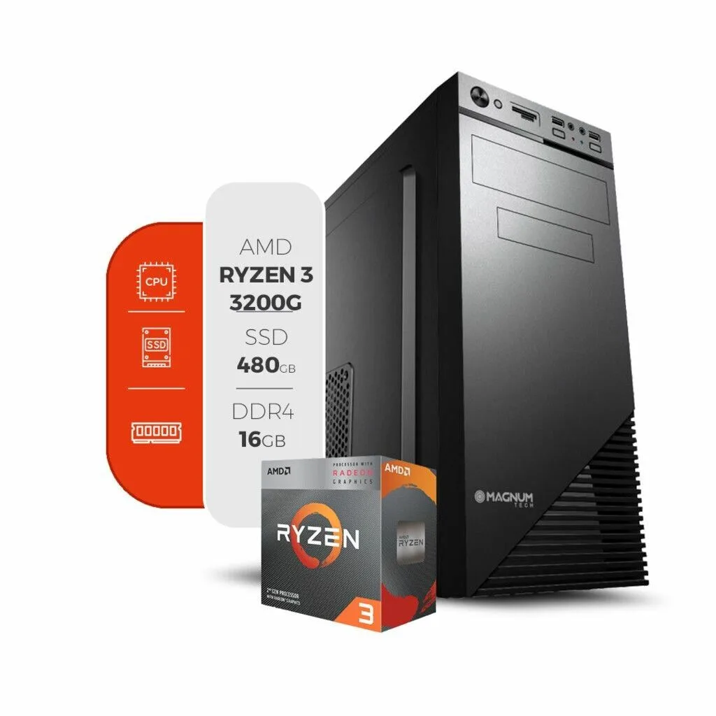 PC AMD Ryzen 3 3200G 16GB 480GB 4 PC AMD Ryzen 3 3200G 16GB 480GB - Imagen 4